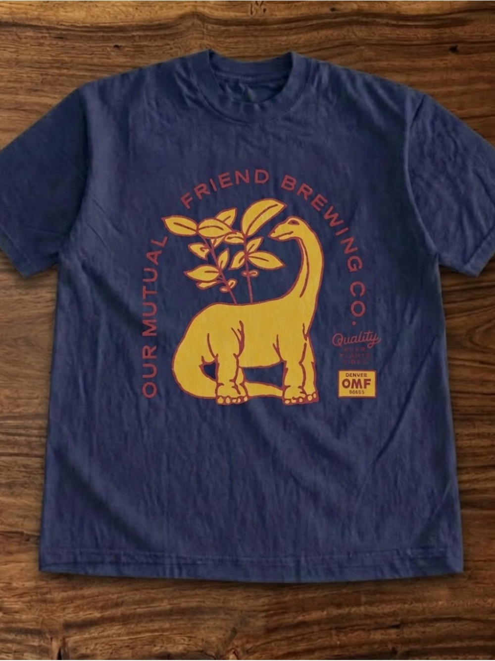 Dino Women Navy Graphic Tee